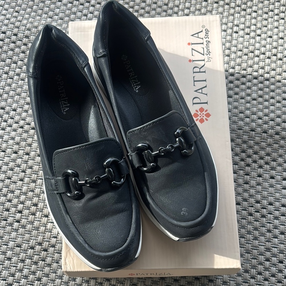 Patrizia annaliese Black Loafers 8.5